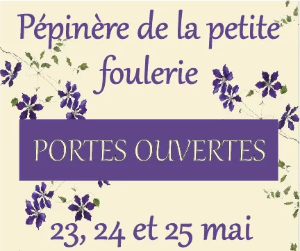 Portes ouvertes pépinière de la petite foulerie 2026